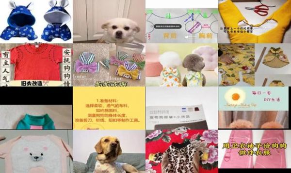 小狗狗的衣服怎么做