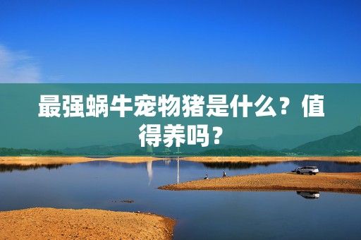 最强蜗牛宠物猪是什么？值得养吗？