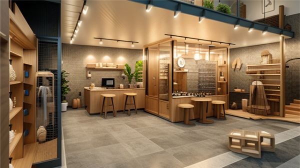 宠物店SU模型