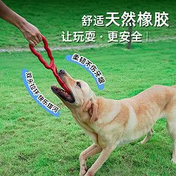KONG 美国进口天然橡胶拔河互动宠物玩具 游戏互动拔河狗玩具