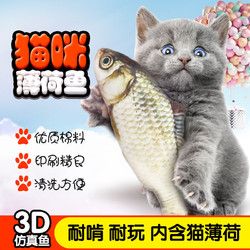 DAODANGUI 捣蛋鬼 猫玩具鱼宠物磨牙洁齿耐撕咬猫咪毛绒仿真鱼抱枕猫薄荷鱼逗猫猫咪