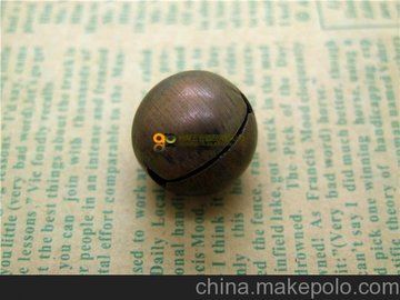 DIY串珠配件 中国结材料 宠物铃铛复古古红铜铜圆形铃铛 12mm