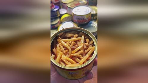 试吃炒三丝罐头，爽脆清香家常味丨罐头测评