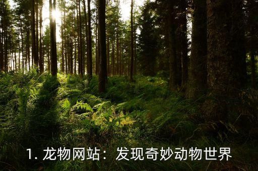 1. 龙物网站：发现奇妙动物世界