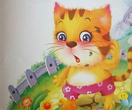 不洗脸的小猫