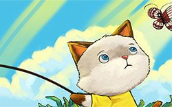 三心二意的小猫咪