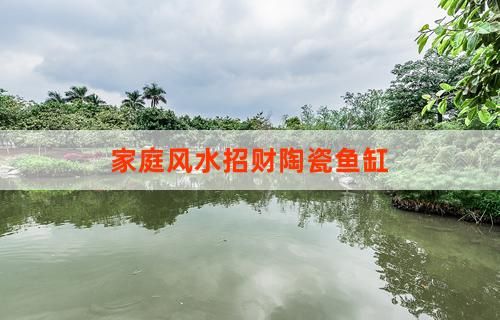 家庭风水招财陶瓷鱼缸
