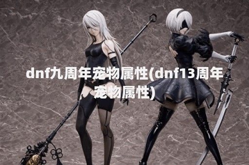dnf九周年宠物属性(dnf13周年宠物属性)