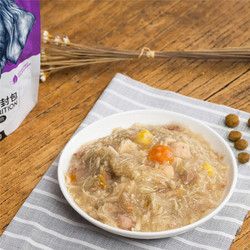 Wanpy 顽皮 宠物狗零食鸡肉蔬菜鲜封包80g*10袋整盒装狗粮狗湿粮狗罐头