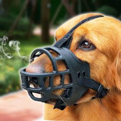 Huan Chong 欢宠网 狗狗嘴套宠物狗口罩防咬防叫嘴罩大中小型犬止吠器防乱吃宠物金毛