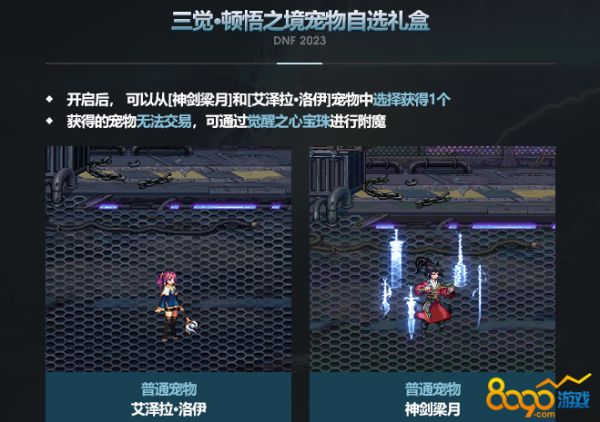 dnf三觉顿悟之境宠物属性