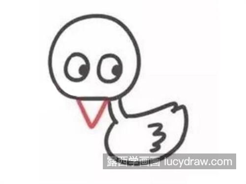 简单的好看小鸭子怎么画简单 带步骤的小鸭子简笔画教程