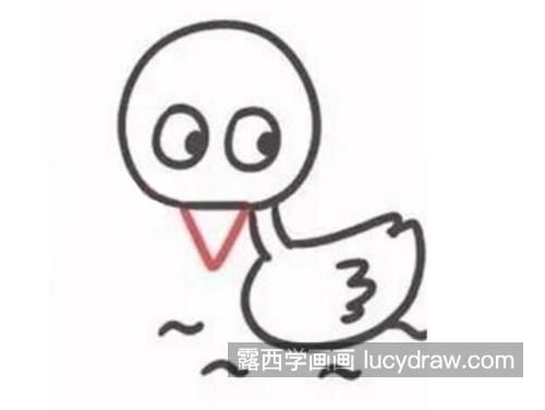 简单的好看小鸭子怎么画简单 带步骤的小鸭子简笔画教程