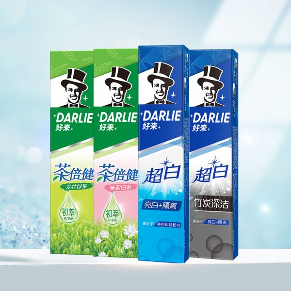 190g*4支~好来黑人牙膏