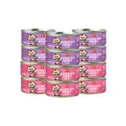 Wanpy 顽皮 猫零食慕斯罐头95g宠物罐头猫咪营养增肥添加鸡肉牛肉配方
