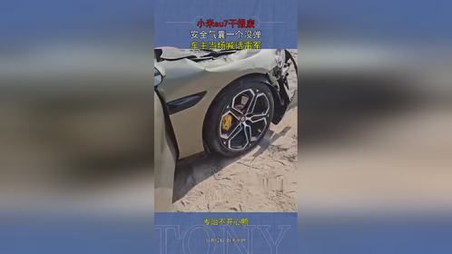 小米su7干报废，安全气囊一个没弹，车主当场喊话雷军