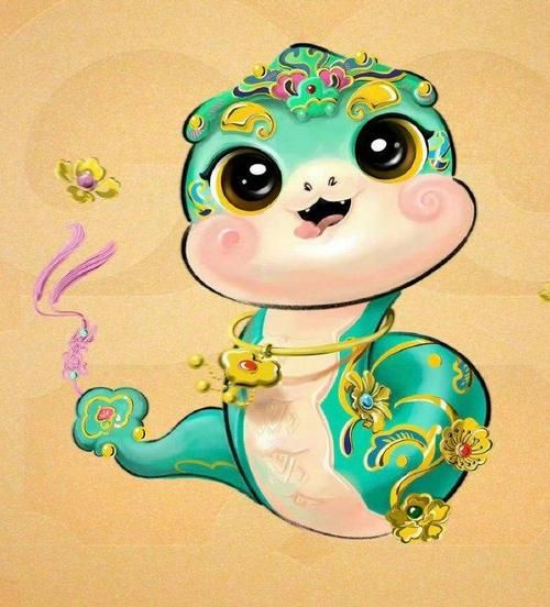 2025春节蛇年吉祥物图片欣赏