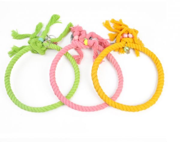 Bird Toys Parrot Pet Swing Cotton Toy Ring Parrot Stand Bird Toy