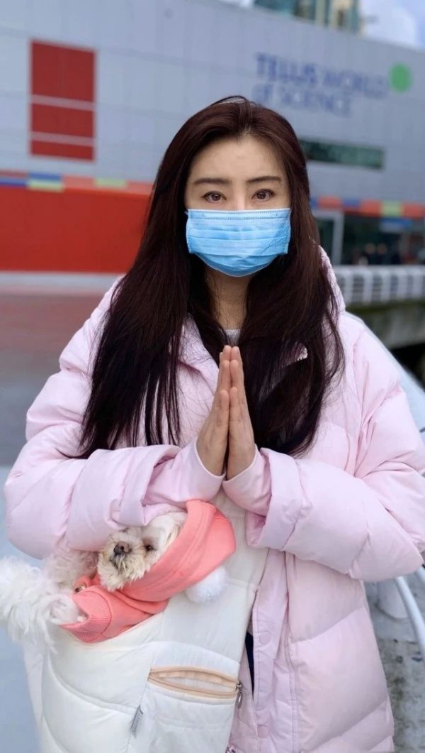 王祖贤53岁生日不忘为武汉祈福，晒出新照难掩惊艳美貌（图）