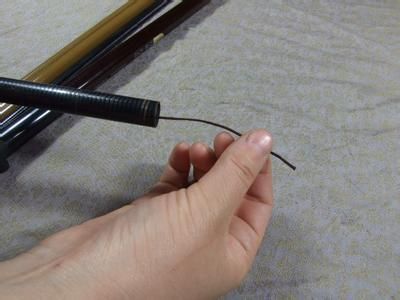 鱼竿线怎么绑在杆子