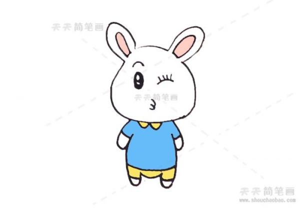 不少同学在画动物简笔画的时候更想要画小兔子兔子很呆萌画起来的