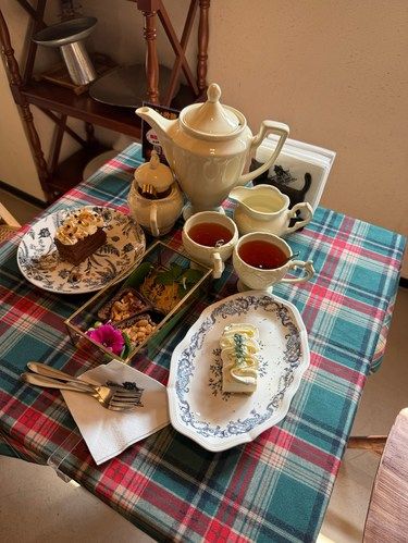 在独栋别墅吃个春日下午茶☕️