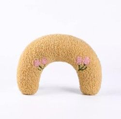 猫咪专用小枕头宠物狗狗猫用u型枕头 黄色