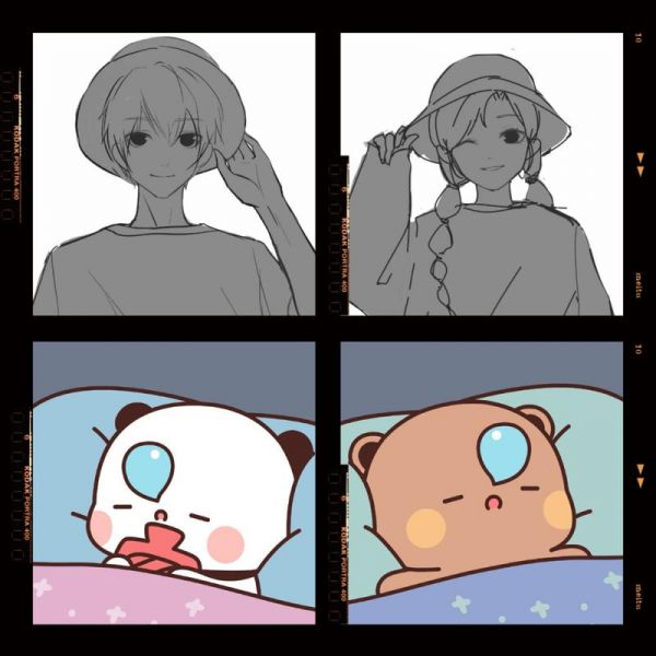 猫咪情侣头像一对