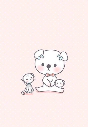 可爱卡通手机锁屏壁纸下载