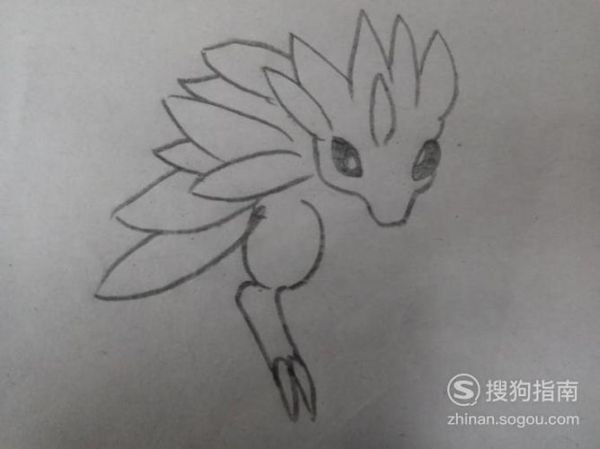 简笔画口袋妖怪之穿山王来研究下吧