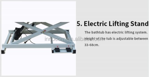 Guangzhou Veterinary Center /Clinic Pet Electric Plastic Dog Spa Grooming Bathtub,Cat Shower Grooming Tub Price
