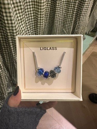 时代天街Liglass烧玻璃，做了一条手链