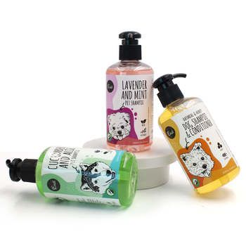 Free Sample Pet Organic Shampoo Dirt Removal Dog Cleanser Long Lasting Fragrance Dog Bathing Shampoo
