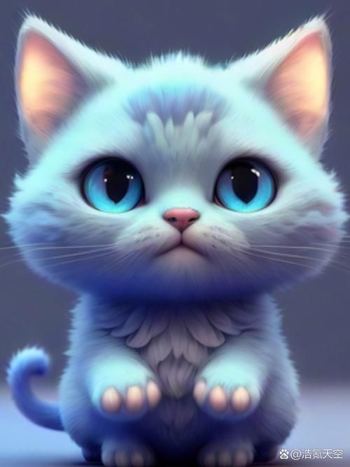小猫图片卡通可爱图片
