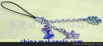 圣诞礼品 精美手机挂件 手机吊坠 手机饰物-9