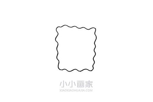 彩色海绵宝宝简笔画画法图片步骤步骤2