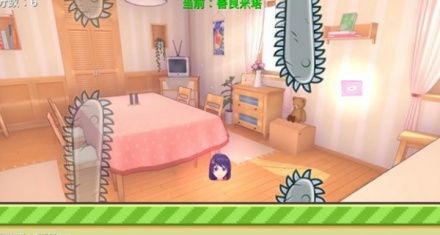 一个小人跳来跳去闯关的游戏