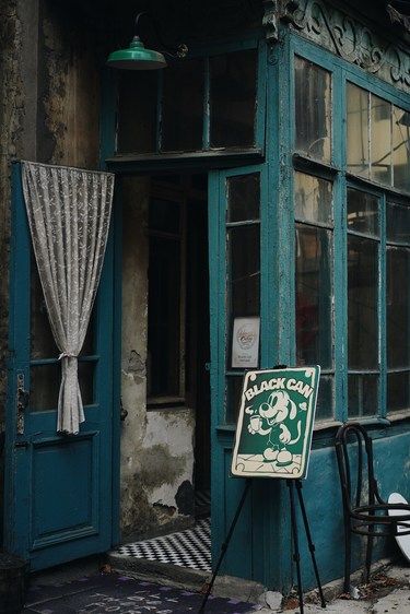 会因为门口好看就想去的咖啡店☕️