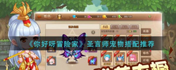 《你好呀冒险家》圣言师宠物搭配推荐
