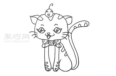 猫咪简笔画