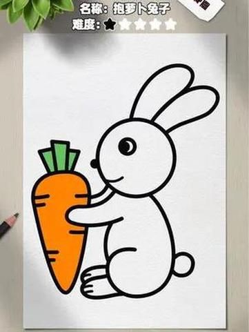 用数字和字母组成太可爱了吧快去试试简笔画 亲子 儿童简笔画