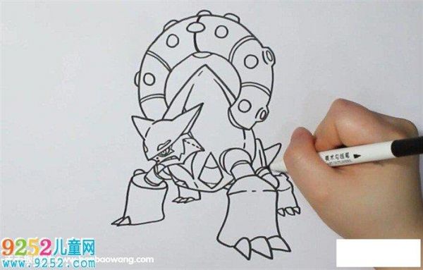 波尔凯尼恩简笔画 精灵宝可梦简笔画