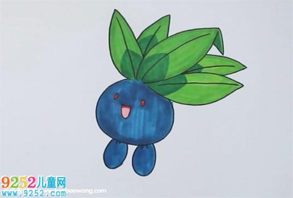 走路草简笔画 精灵宝可梦简笔画走路草简笔画教程
