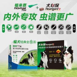 福来恩 狗狗专用 体外驱虫滴剂 10-20kg 1.34ml*3支