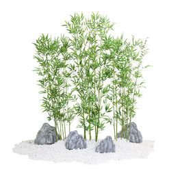 仿真竹子室内装饰假竹子隔断屏风细水竹绿植客厅酒店造景毛竹子
