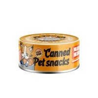 外包装为物流箱，产品详情请见罐体标签 【24罐】萌骨哈图 原始猎食系列宠物零食罐头鸡丝南瓜 85g*24 /罐 24罐 鸡丝南瓜 85g*24罐