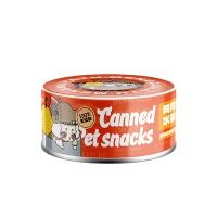 外包装为物流箱，产品详情请见罐体标签 【24罐】萌骨哈图 原始猎食系列宠物零食罐头鸭肉水果梨 85g*24 /罐 24罐 鸭肉水果梨 85g*24罐