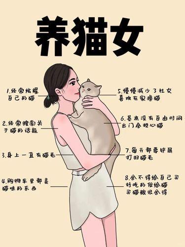 ⻓期养猫的⼥⽣，都有这些共同特质！
