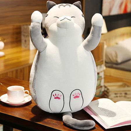 猫咪毛绒玩具可爱布玩偶娃娃抱抱熊公仔睡觉抱枕床上女孩生日礼物