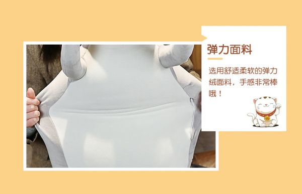猫咪毛绒玩具可爱布玩偶娃娃抱抱熊公仔睡觉抱枕床上女孩生日礼物
